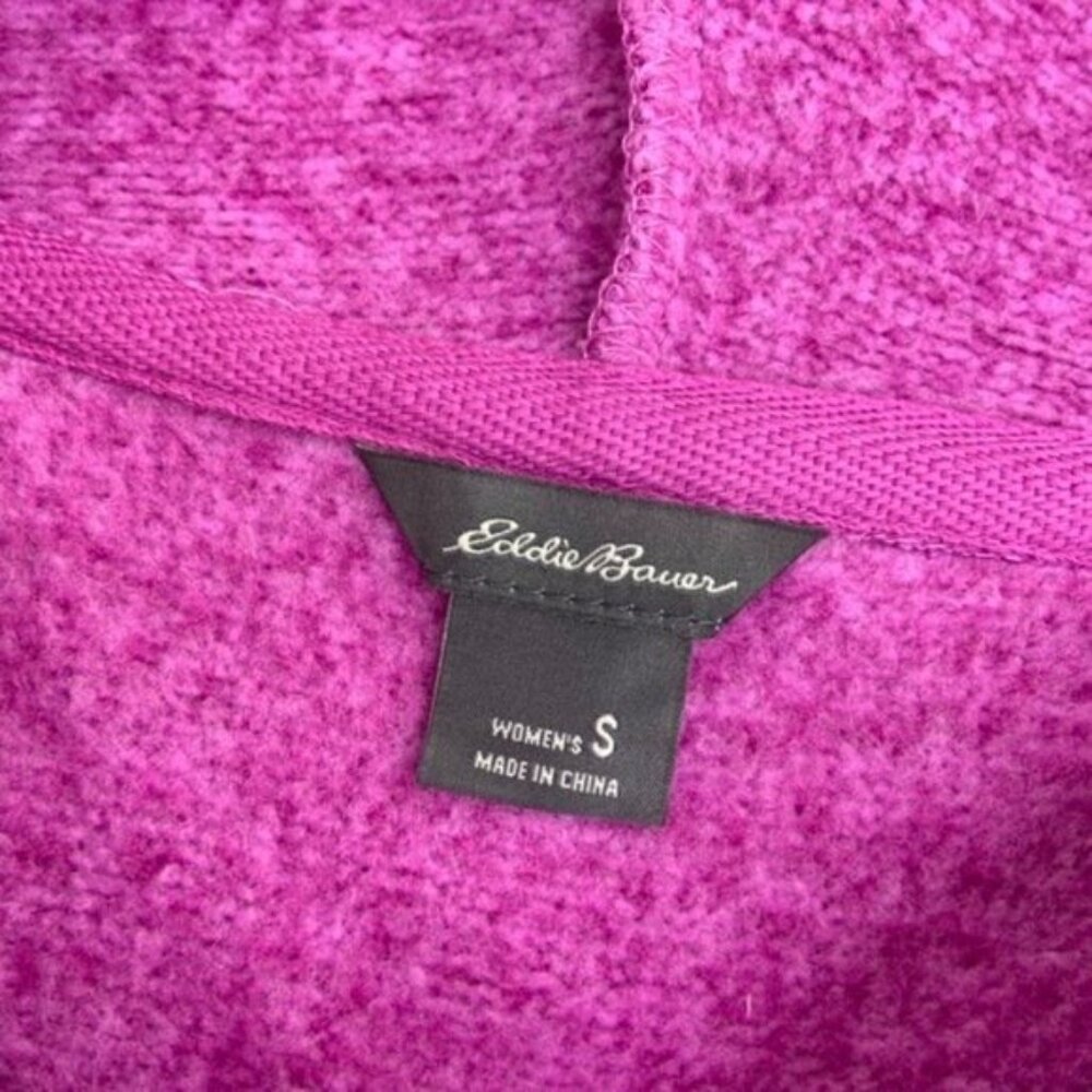 Eddie Bauer Purple Pullover Cowlneck Sweater - Picture 3 of 5